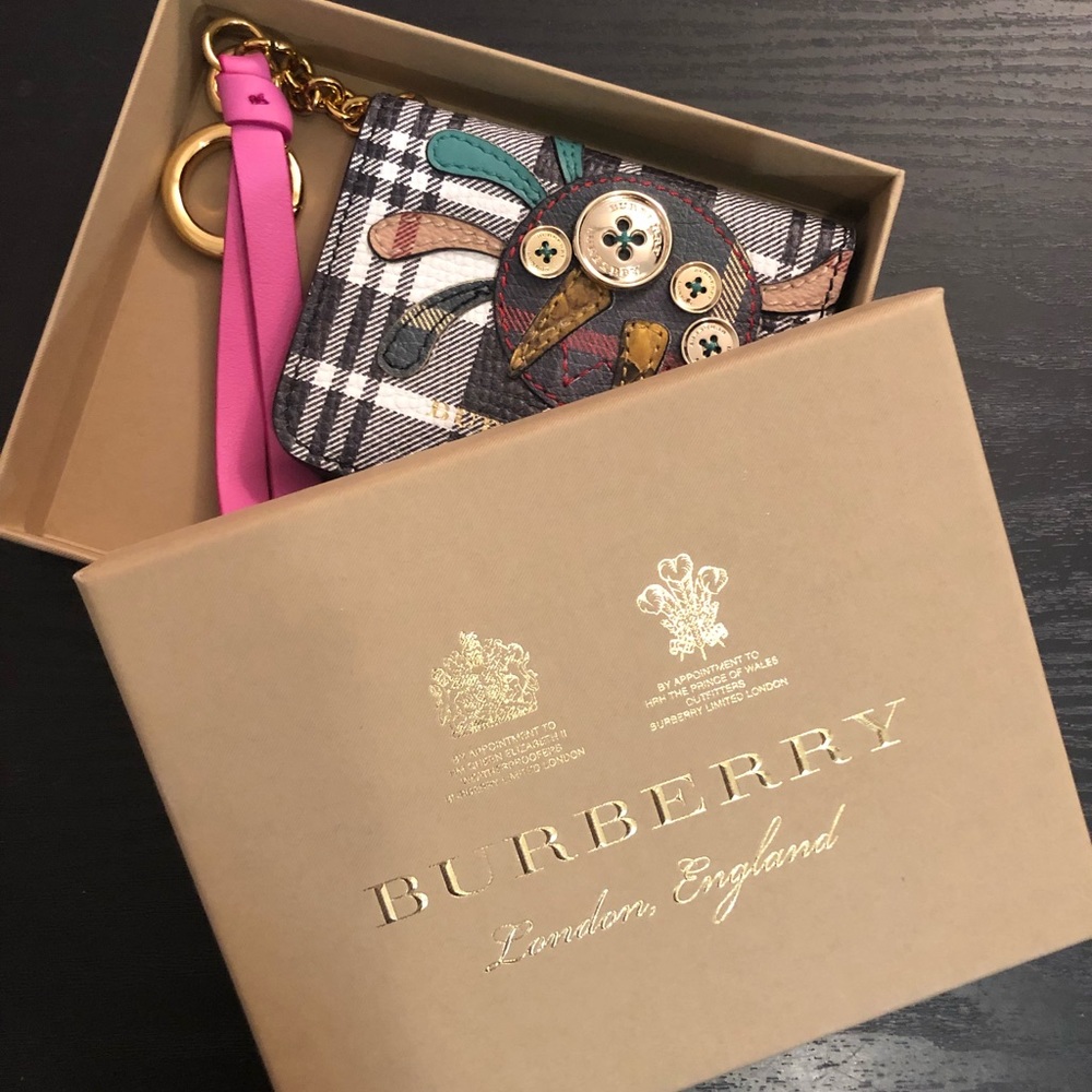 Burberry Wallet Key Chain Card Holder